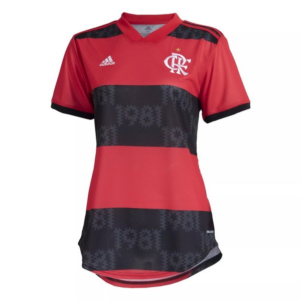 Maglia Flamengo 1ª Donna 2021-2022 Rosso Nero